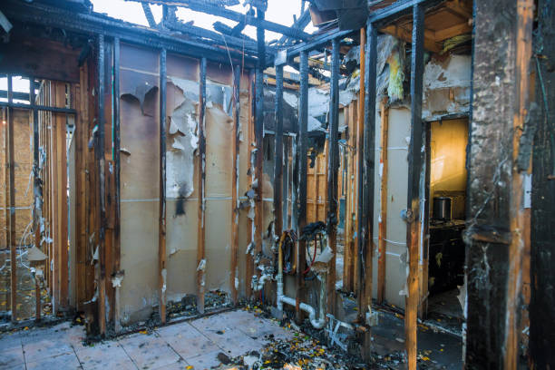 Professional Fire Damage Restoration technician working in Gaithersburg, MD